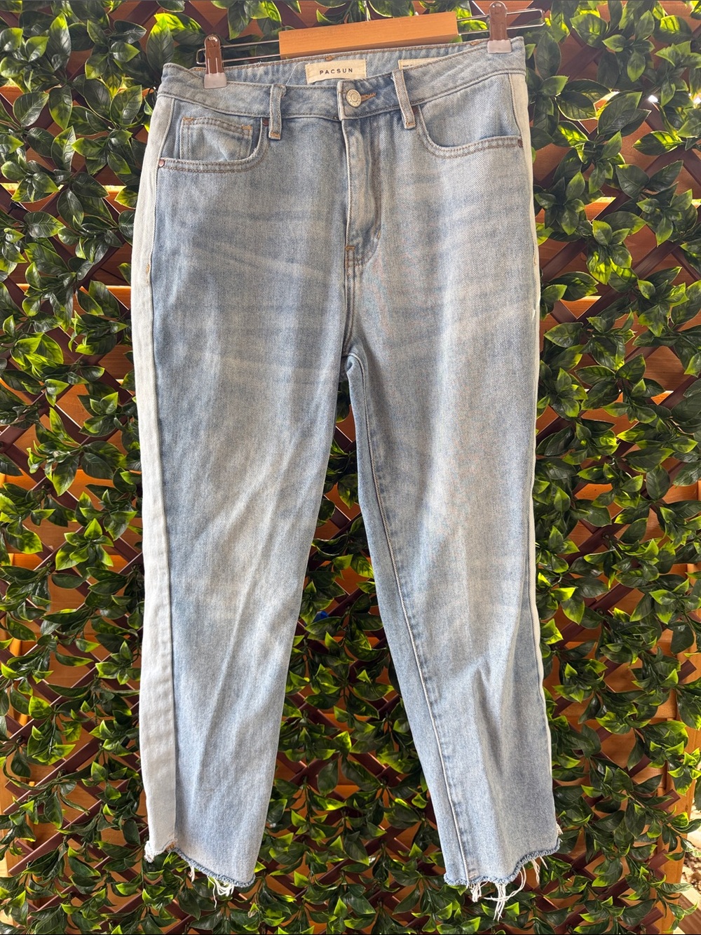 PacSun Two Toned Mom Jeans
